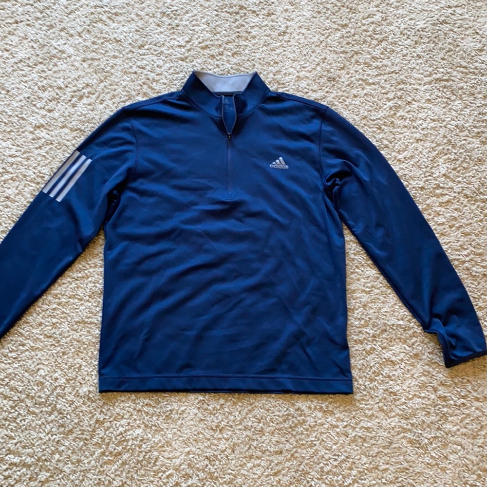Men’s Adidas 1/4 zip long sleeve size medium